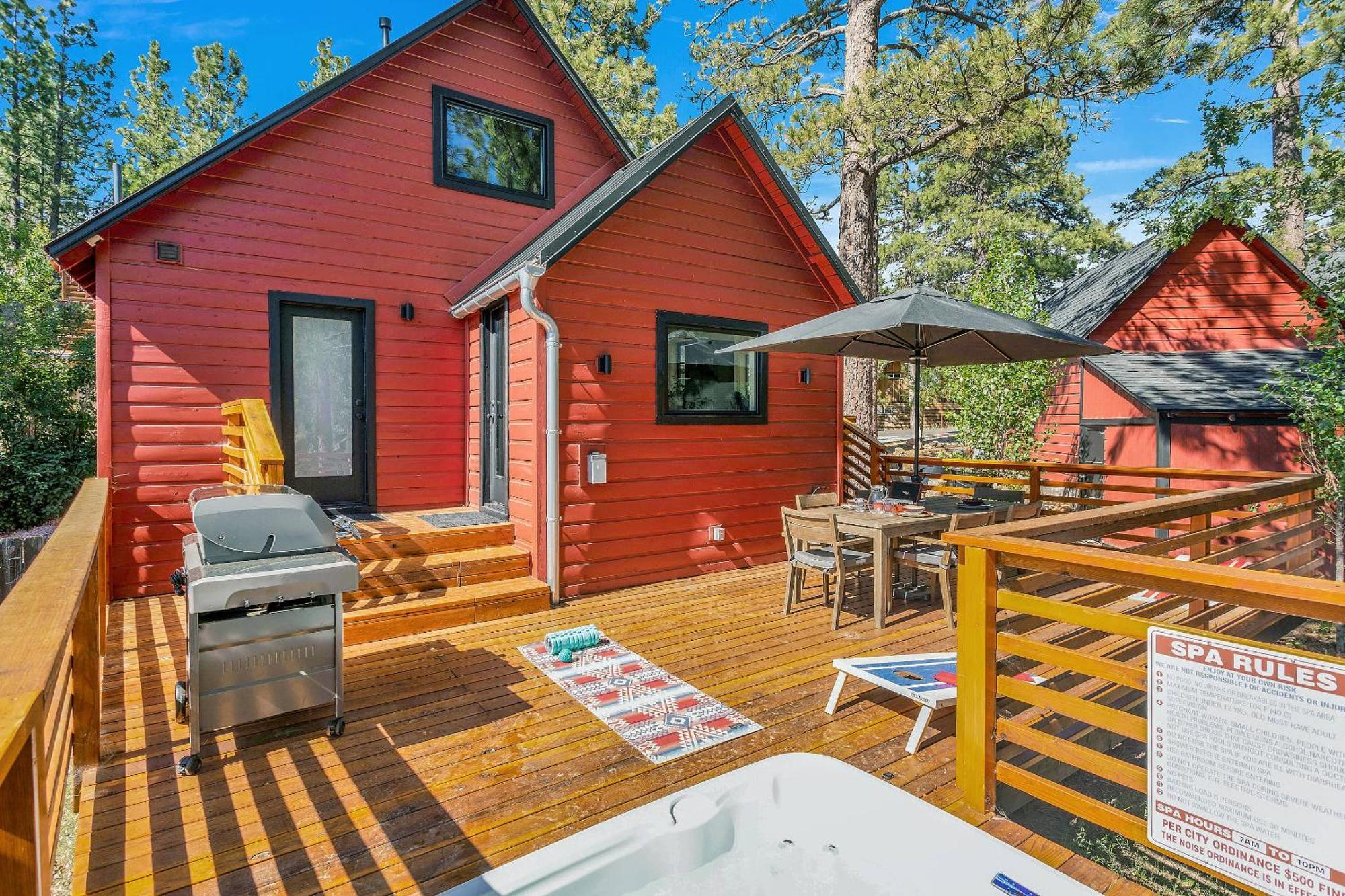 Sled-Ski Lakeside Village Cabin - Spa - Bbq - Firepit - Loft - Games Big Bear Lake Zewnętrze zdjęcie